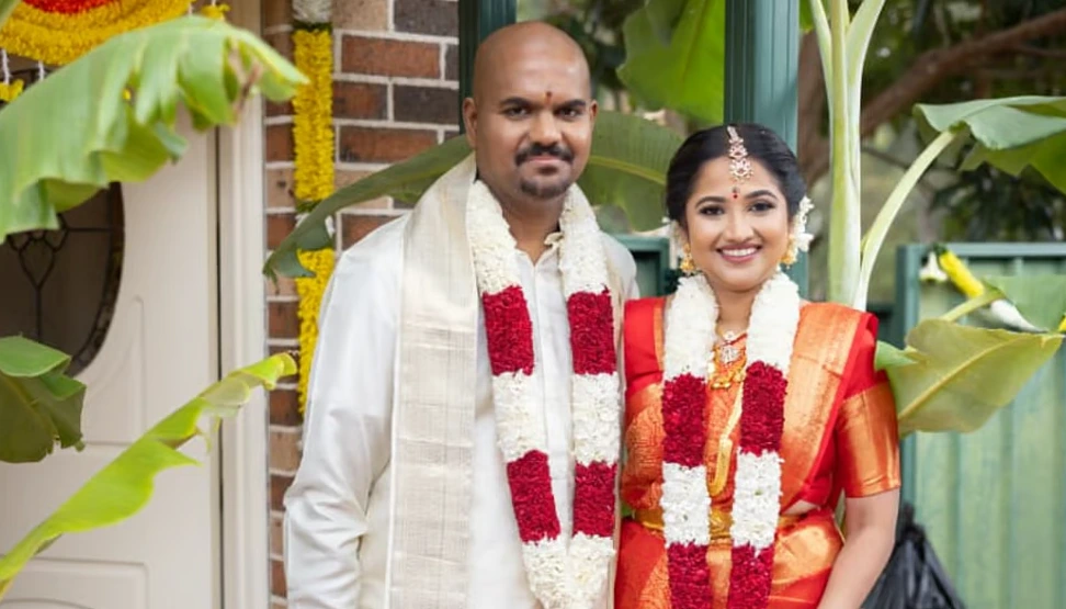 ‘புரியாத புதிர்’ தயாரிப்பாளர் தீபன் போபதி திருமணம் - மணமகள் நிவேதிகா கிரி